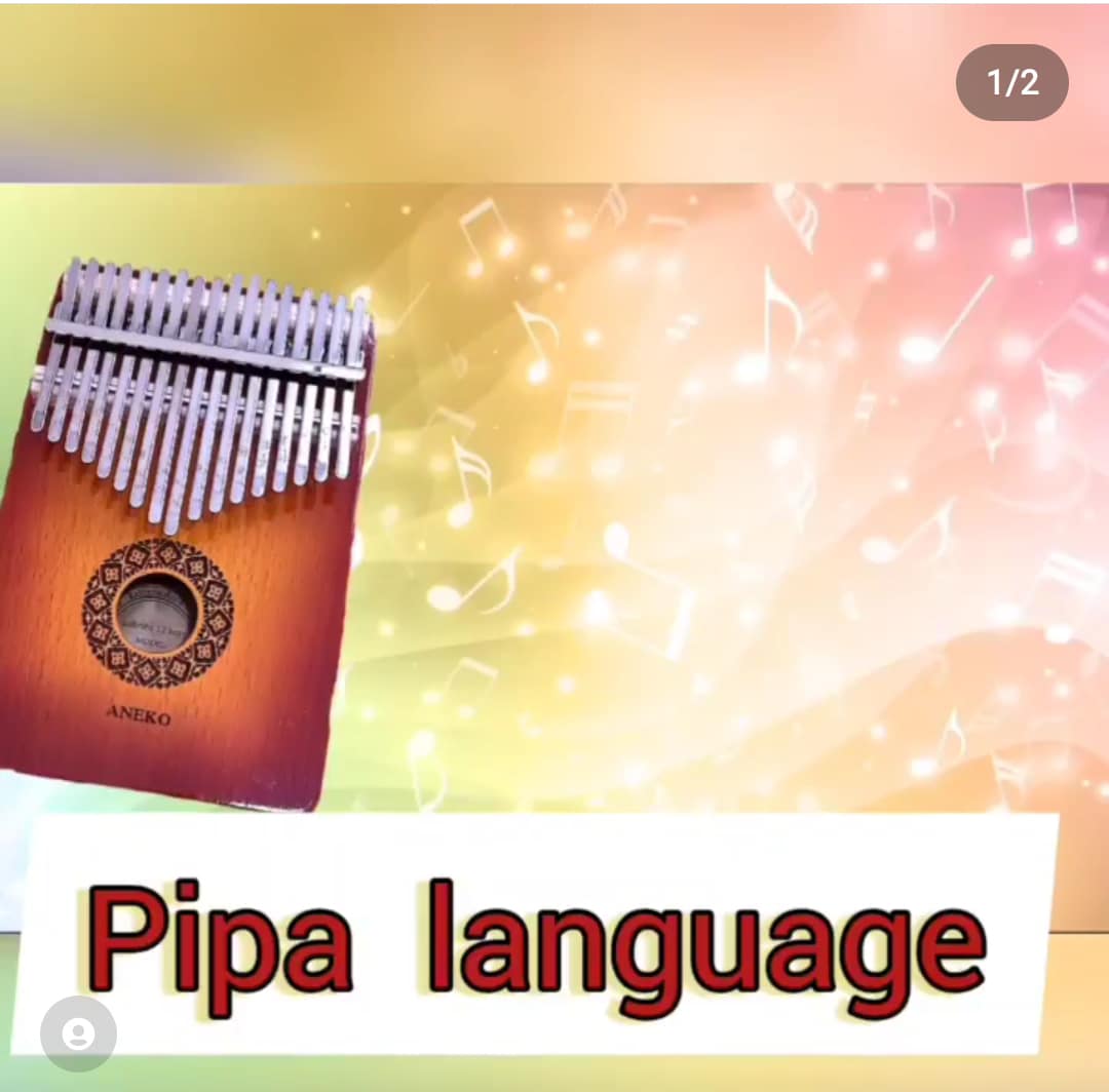 آهنگ PIPA LANGUAGE با کالیمبا همراه نت کالیمبا