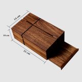 جا دستمال کاغذی چوبی در سایز استادندارد