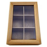 جعبه تی‌بگ چوبی مدل "تنو" با ۶ محفظه مجزا