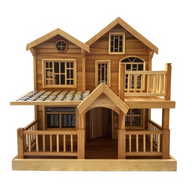 کلبه چوبی دستساز لوکس مناسب دکور و آباژور