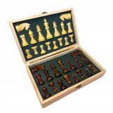 مهره شطرنج چوبی 34 عددی فدراسیونی – مدل فرانسوی