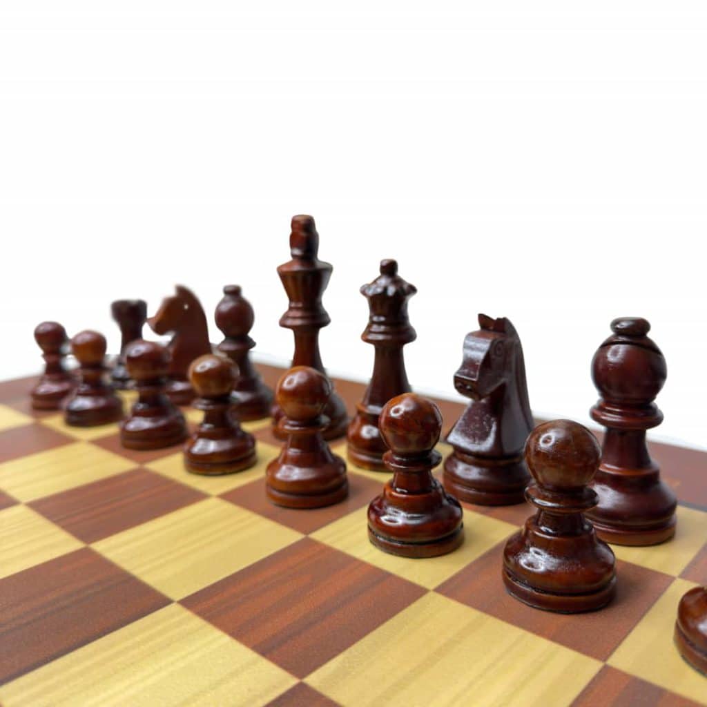ست کامل مهره شطرنج فدراسیونی طرح فرانسوی