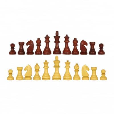ست کامل مهره شطرنج فدراسیونی طرح فرانسوی-5