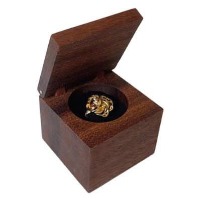 جعبه انگشتر چوبی لوکس
